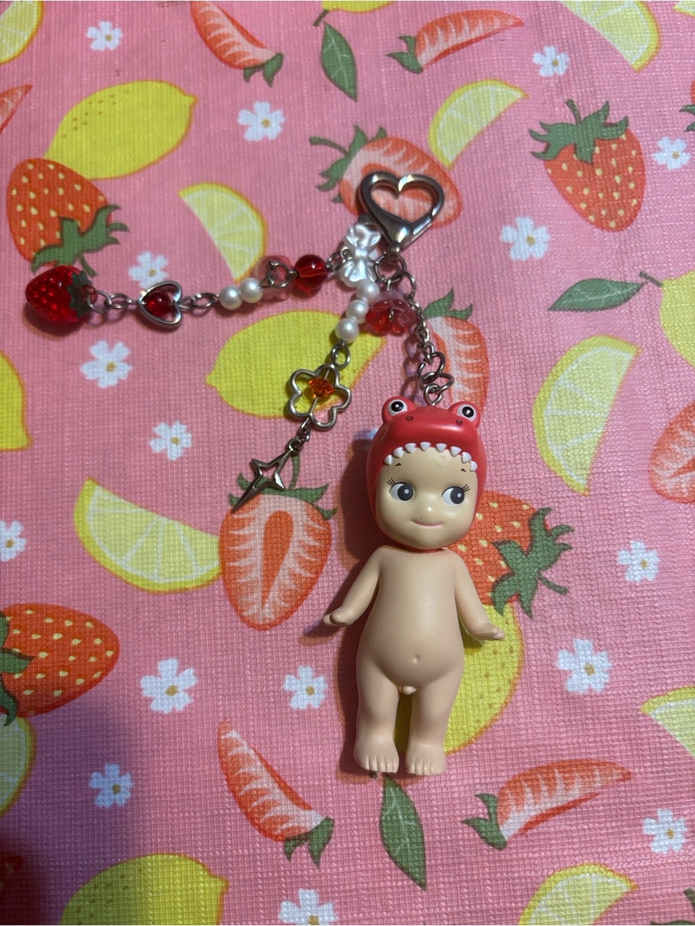 Trex head Sonny angel keychain